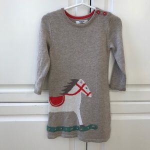 Baby Boden knit sweater dress